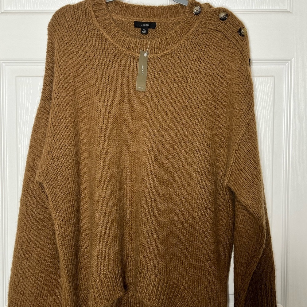 NWT J. Crew Alpacca Wool Blend Pullover Sweater Sz XL - Picture 8 of 11